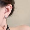 Niche Design Paved Zirconia Ear Cuff for Women - 2025 Trendy High-End Simple Sweet Earring