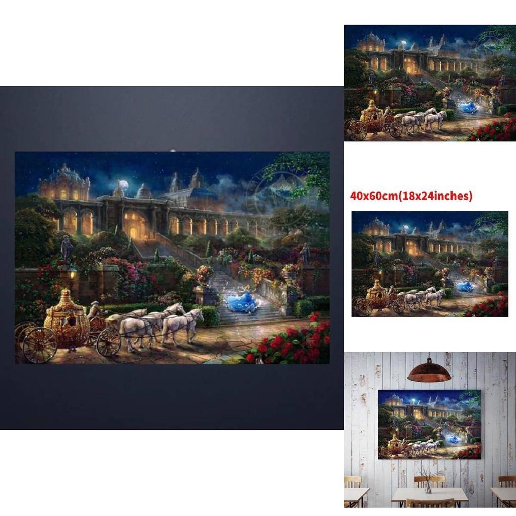 Meerjungfrauen-Prinzessin Leinwand Wandkunst Modernes Märchen Kinderzimmer Dekor Malerei