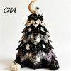 Set Base Patchwork Artistico Fai da Te Tessuto Trapuntato Albero di Natale Kit Artigianale, Materiali Artigianali Educativi Fatti a Mano Vintage per Famiglia Set da Cucito Natalizio,