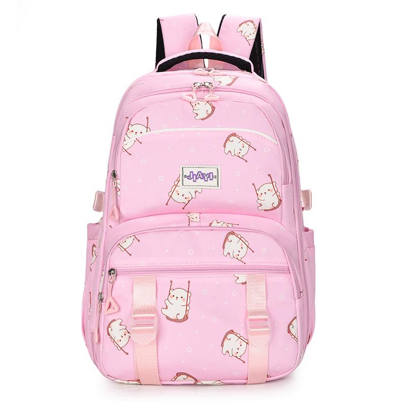 Women's Print Backpack Girls Large Capacity Backpack Cartoon Student Schoolbag