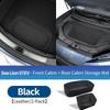 For BYD SeaLion 07 EV Car Front Trunk Hood Storage Mat Leather Organizer Protection Pad Anti-slip Shock Absorption Accessories