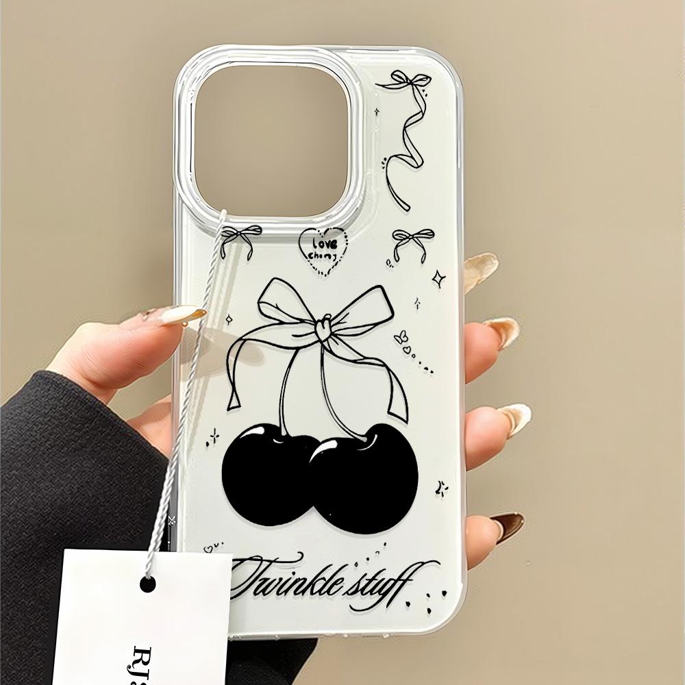 Capa de Telefone Pintada para iPhone 12 13 15 16 iPhone 16 12 13 14 15 Pro 14 15 16 Pro Max Cobertura À Prova de Choque Anti-Impressão Digital Estilo Fresco Capa Protetora