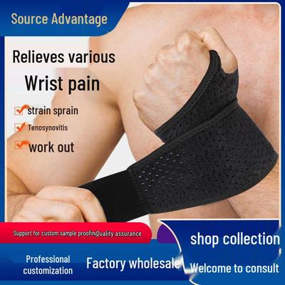 Breathable Compression Wrist Support Band for Sprain Prevention and Fitness