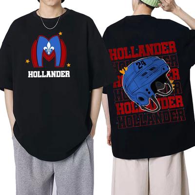 Heated Rivalry Shane Hollander 24 Print T Shirt Mens Women Clothing Harajuku Oversized Tshirts Summer 100 Cotton Tshirts Top