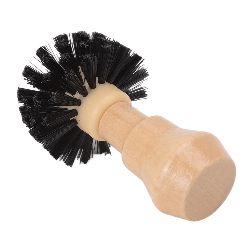 Čisticí kartáč Portafilter Profesionální přenosný kartáč na čištění kávy Tamper s dřevěnou rukojetí