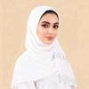 Womens Long Chiffon Scarf With Rhinestone Embellishment Ethnic Style Head Wrap Lightweight Shawl Daily Wear Travel Festival
