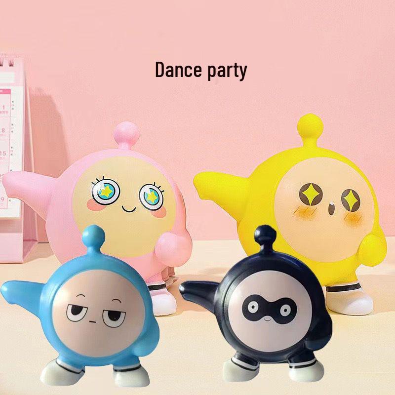 Dancing Egg Boy Slow Rebound Cartoon Decompression Pinch Toy