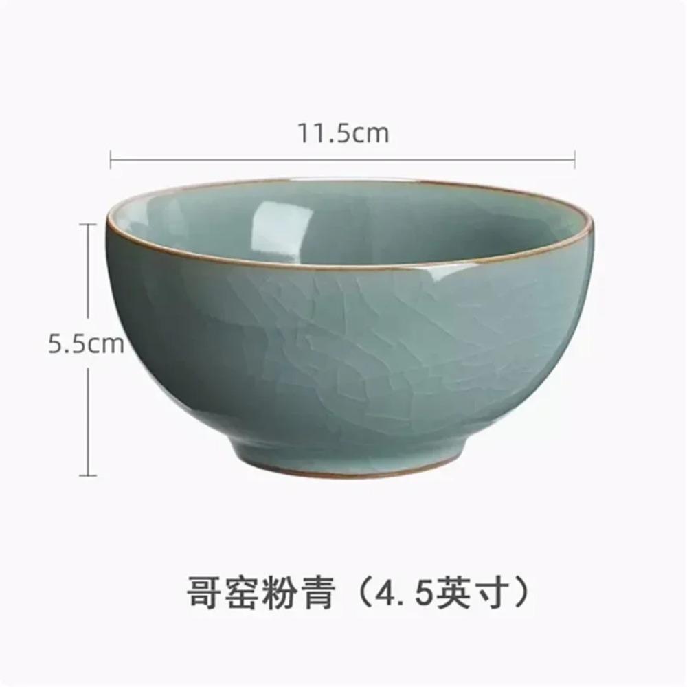 Large capacity Ceramic Teacup Longquan Celadon Tea Bowl Porcelain Teaware Accessories Master Tea cup Single Cup Drinkware