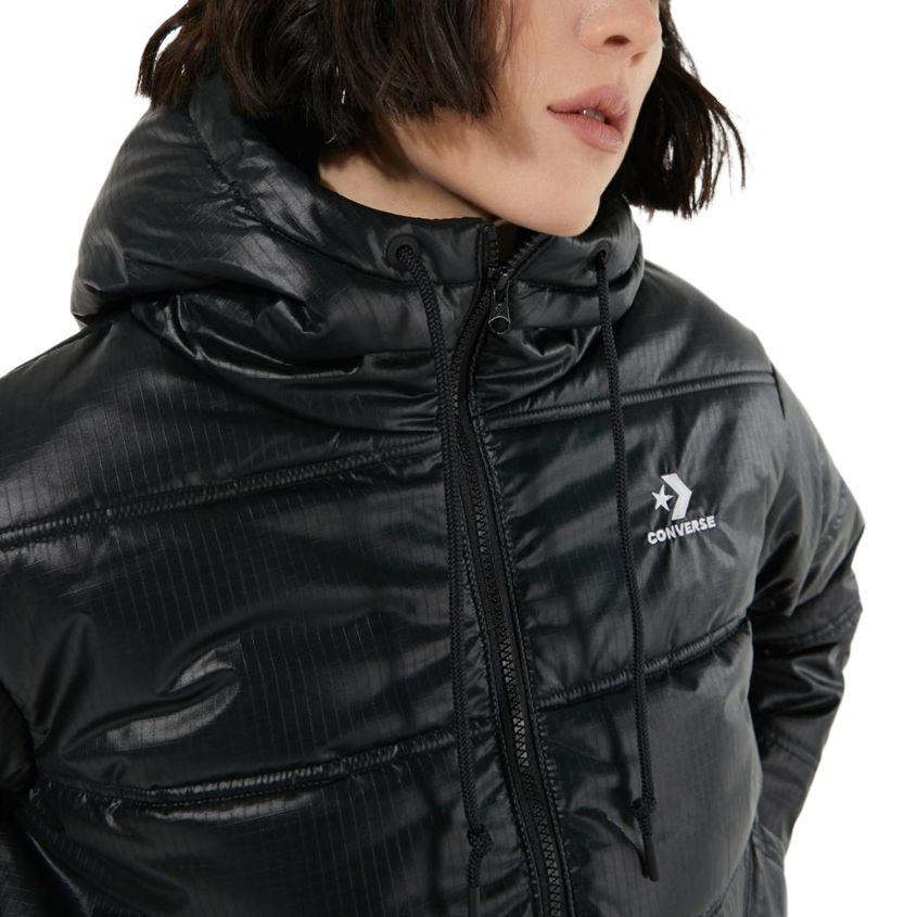 (WMNS) Converse Embroidered Star Chev Jacket Asia Sizing 'Black' Women's 10022007-001