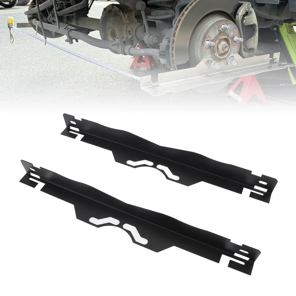 Toe Alignment Tool Plates Stainless Steel Accurate Wheel Alignment Msurements Wheel Alignment Tool with Hanging Holes for Car Truck SUV Vehicle