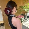 Peony Feather Tassel Hair Claw Women Girls High Cap Bone Design Hairpin Sturdy Shark Clip Hair Accessory