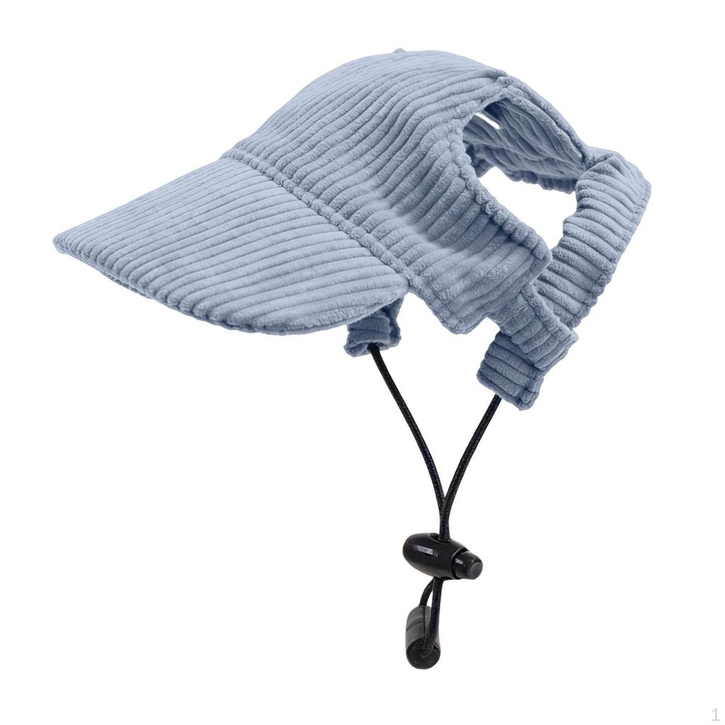 Dog Baseball Adjustable Fashion Corduroy Comfortable Puppy Sunbonnet Sun Protection Hat for