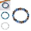Eye Of The Devil Beaded Bracelet With Elastic Design For Fashionable Women Gift
