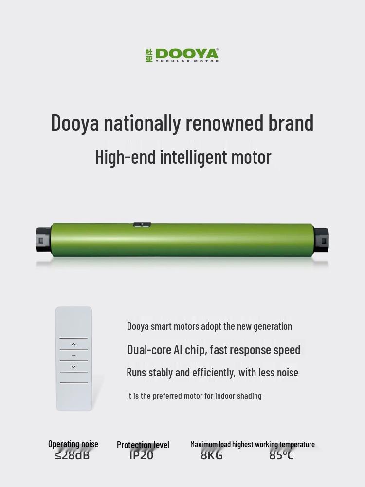 Smart Windproof Electric Roller Blind: Automatic Lifting, Light Blocking, Rainproof, Mosquito-Proof, Remote-Controlled Balcony Curtain.