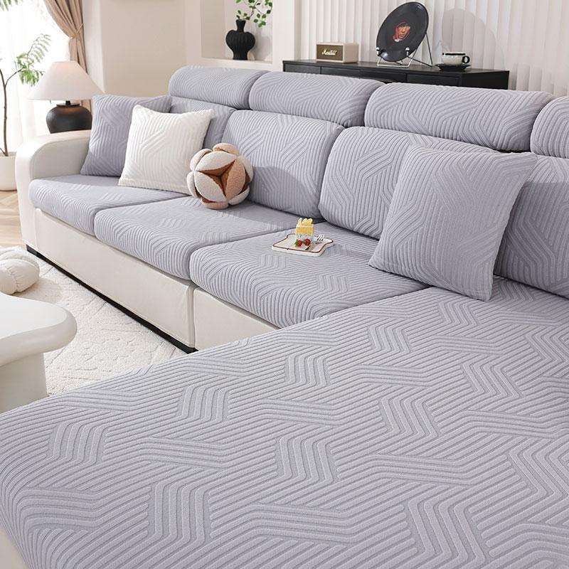 Lanmolife 1Pc Sofa Cushion Cover Super Elastic Sofa Furniture Protective Covers Spandex Non-Slip Machine Washable