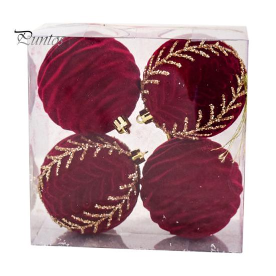 

4 шт., рождественские шары, украшения, небьющиеся, 6/8 см, блестящие стразы/искусственный жемчуг, красный пластиковый шар для праздничной вечеринки, макет сцены, рождественская елка