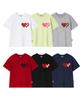 VIDEO JOCKEY Double Heart T-Shirt [Navy]