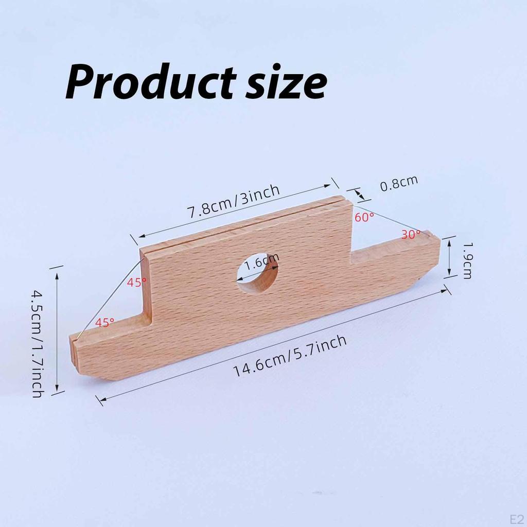 Angle Cutting Clay Tool Wire Bevel Cutter with Guide Rails Supplies Wooden Handle for Sculpting Work