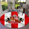 Sunderland A.F Round Area Rug,Carpet Rug for Living Room Bedroom Sofa Playroom Decor,Non-slip Floor Mat