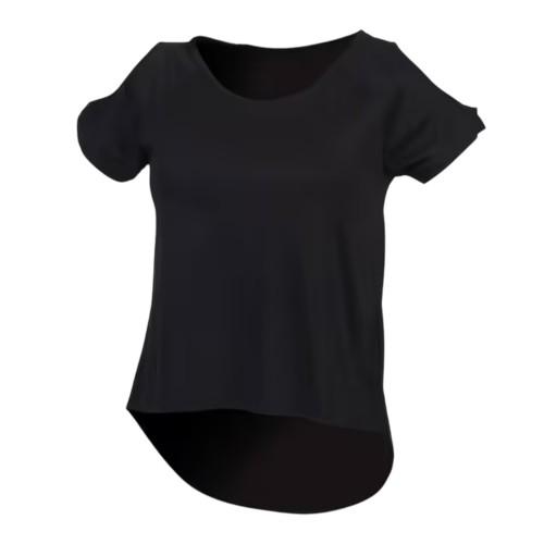 SF Women Womens/Ladies Drop Tail T-Shirt