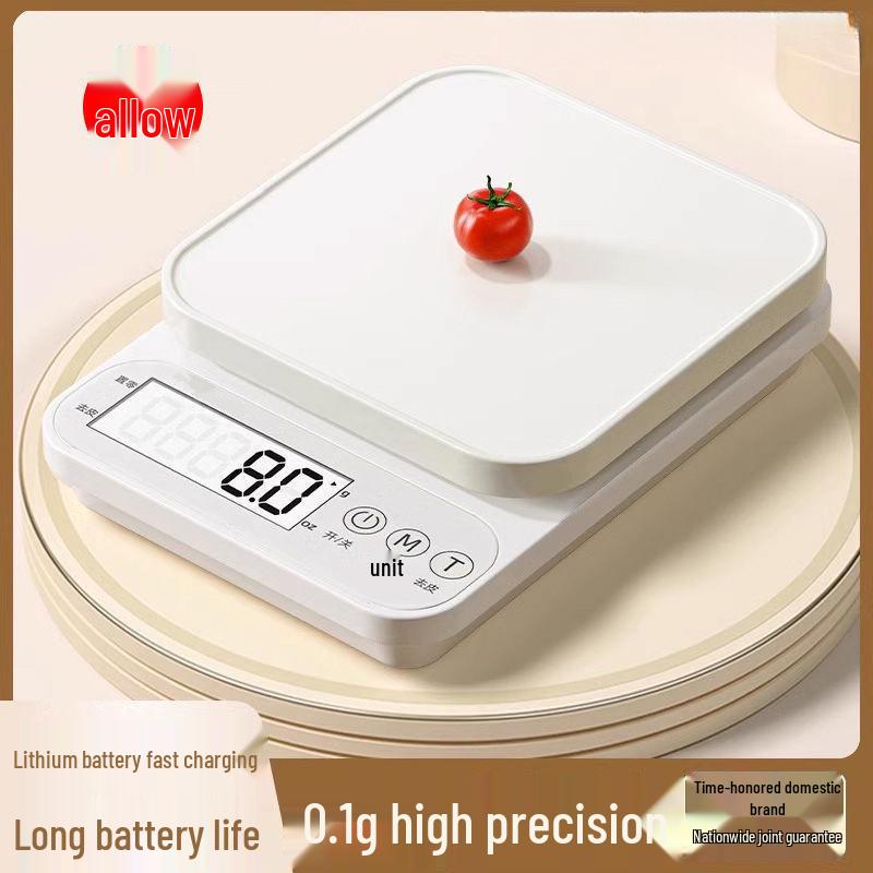 Precision Kitchen Electronic Scale - Compact Baking and Food Weighing Gram Scale