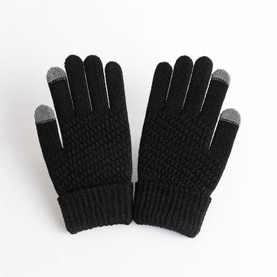 Winter Gloves for Men Women, Cold Weather Thermal Warm Knit Glove for Running Driving Hiking