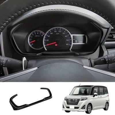 1 Pair Bright Black ABS Dashboard Trim for 2022 Toyota ROOMY