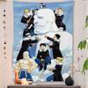 Fullmetal Alchemist Anime Tapestry All Characters Group Print Wall Hanging Background Cloth Bedroom Dorm Decor
