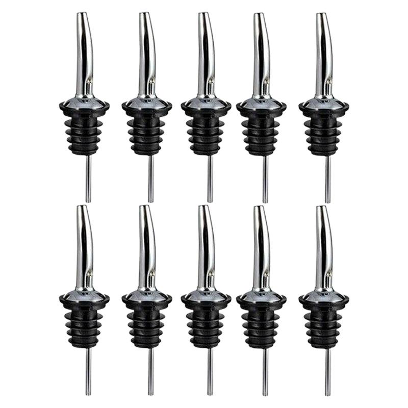 304 Stainless Steel Olive Oil Wine Bottle Stopper Pourer Dispenser Wine Mouth Liquor Spirit Glass Cap Flow Oil Bottle Pour Spout