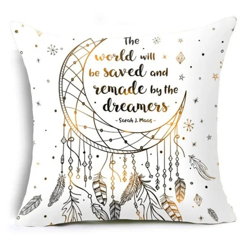 

Coussin Attrape-rêves Adapté à La Maison, Canapé, Chaise, Taie D oreiller Décorative, Décoration De Voiture, Taie D oreiller Bohème 40x40cm