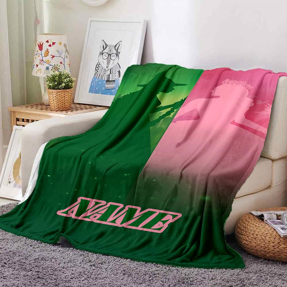 Custom Name "Magic Friendship" Blanket for Couch & Bed, Plush Cozy Fuzzy Blanket Super Soft & Warm Blankets for Fall and Winter. 0908373