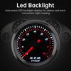 Universal 52mm 12V Tachometer Tacho Gauge Meter for Car / Boat / Truck / ATV, 8 x1000 Revolutions Per Minute External Type Mechanical Gauge