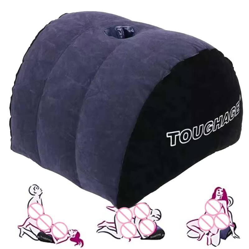 Toughage Soft Comfortable Inflatable Sex Pillow Cushion Enhanced Erotic Sex Positions Wedge Sexual Life Adult Game Furniture