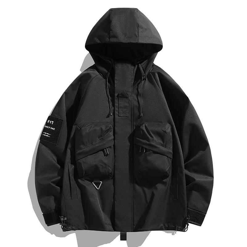 Men's Outdoor Workwear Style Jacket Jacket Large Size Men and Women Hooded Versatile Casual Jacket Men