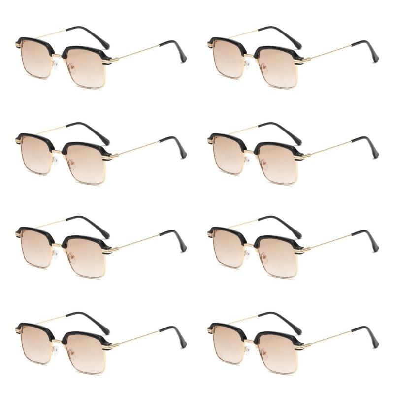 

1/8PCS Bifocal Sunglasses Reading Glasses UV Protection Anti Blue Light 2 IN 1 Far Near Vision 2