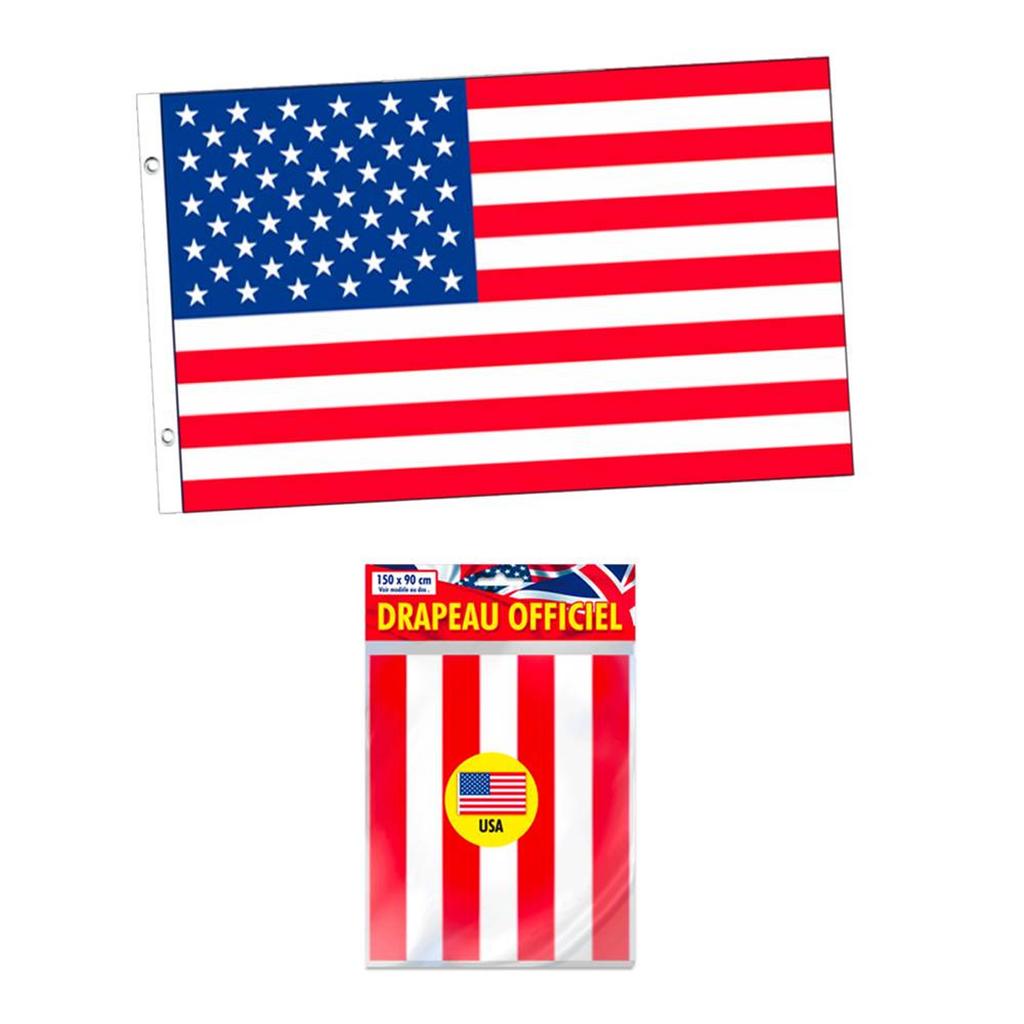 Les Trésors De Lily [R2102] - Drapeau 'USA' rouge bleu blanc - 87x147 ...