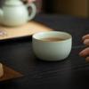 Japanese Ru Kiln Ceramic Tea Cup Creative Chinese Small Personal Cup Tasting Puer Tea Bowl Household Kung Fu Tea Set Accessories