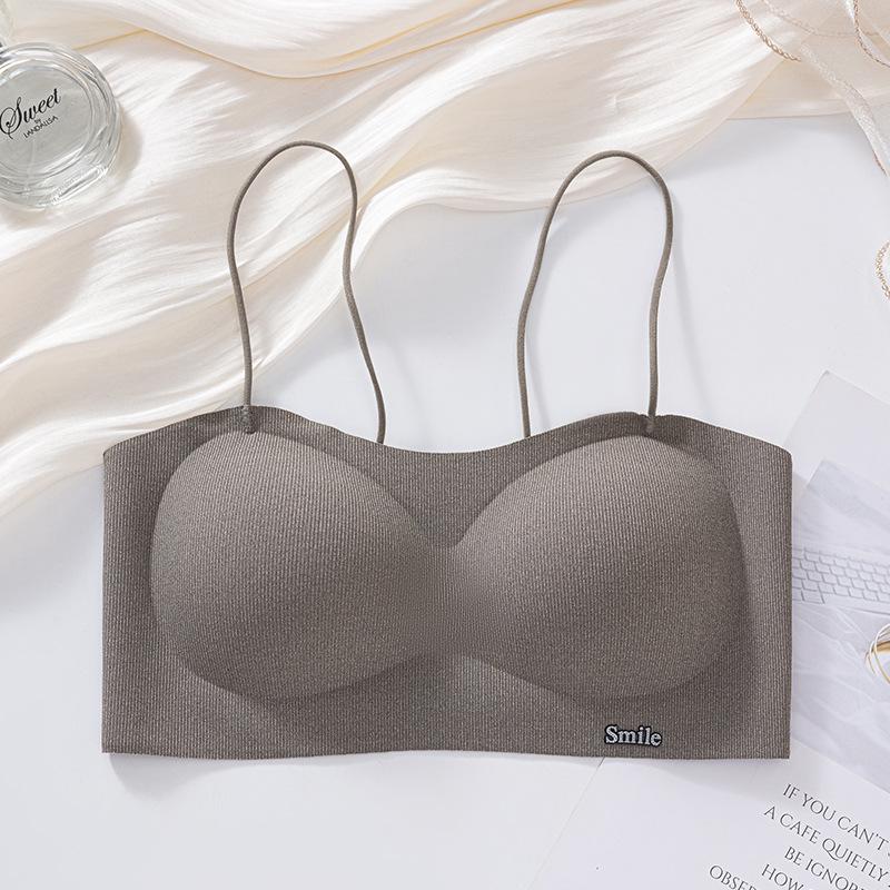 Wireless Adjustable Camisole Bra: Sexy Gathered Back Strap, Soft Support, Breathable, Underarm Fat Collection
