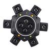 Moving Head DJ Light Support Digital Multiple X 512 Voice Control RGBW LED Rotating Stage Light with Remote Control