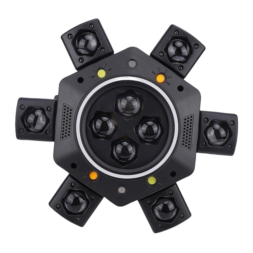 Moving Head DJ Light Support Digital Multiple X 512 Voice Control RGBW LED Rotating Stage Light with Remote Control