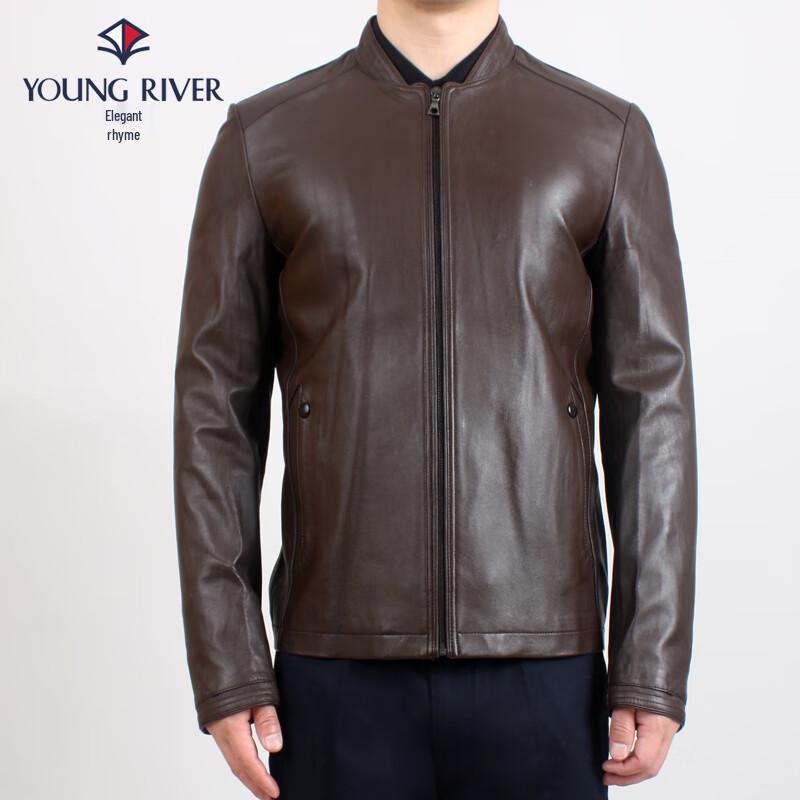 

Yayi Men s Business Casual Genuine Leather Jacket 52