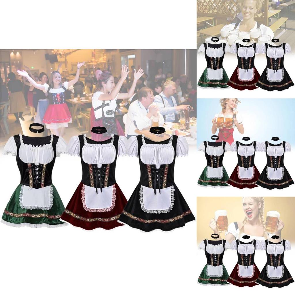 Stylish Halloween Beer Girl Dress Flattering Bodycon Stage Outfit For Women Available In Multiple Sizes