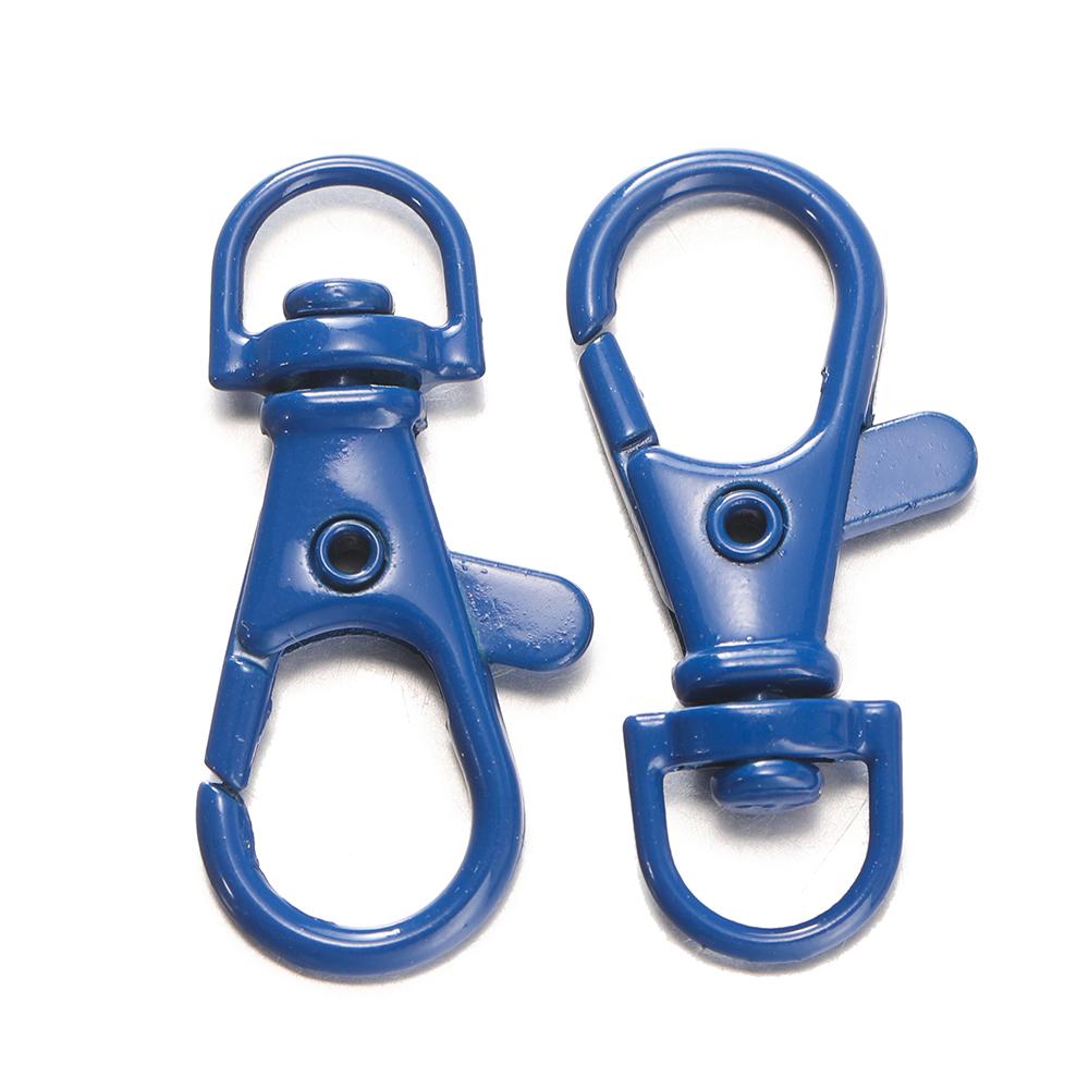 5/10Pcs Colorful Swivel Lobster Clasp Hooks Keychain Split Key Ring Connector for Bag Key Chain DIY Jewelry Making Supplies