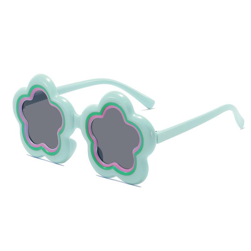 

Children S Sunglasses Cute Baby Flower Shape Girl Sunglasses Anti-Ultraviolet Foreign Gas Girl Super Cute Glasses Tide