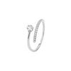 Women Real 925 Sterling Silver Star CZ Ring Cute Gift for Women Daugther Birthday Jewelry
