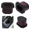 Universal Motorrad Luftfilter Ansaugreiniger Ersatz Motorluftfilter für MT-07 13-19 FZ-07 15-19 XSR700 16-19