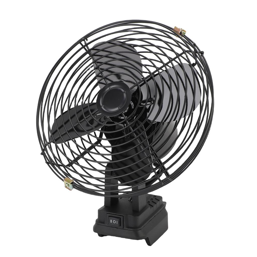 Cordless Jobsite Fan Fit for BL1840 Battery Portable 35W 4000RPM 8in Iron Blades 2 USB Ports Construction Site Outdoor