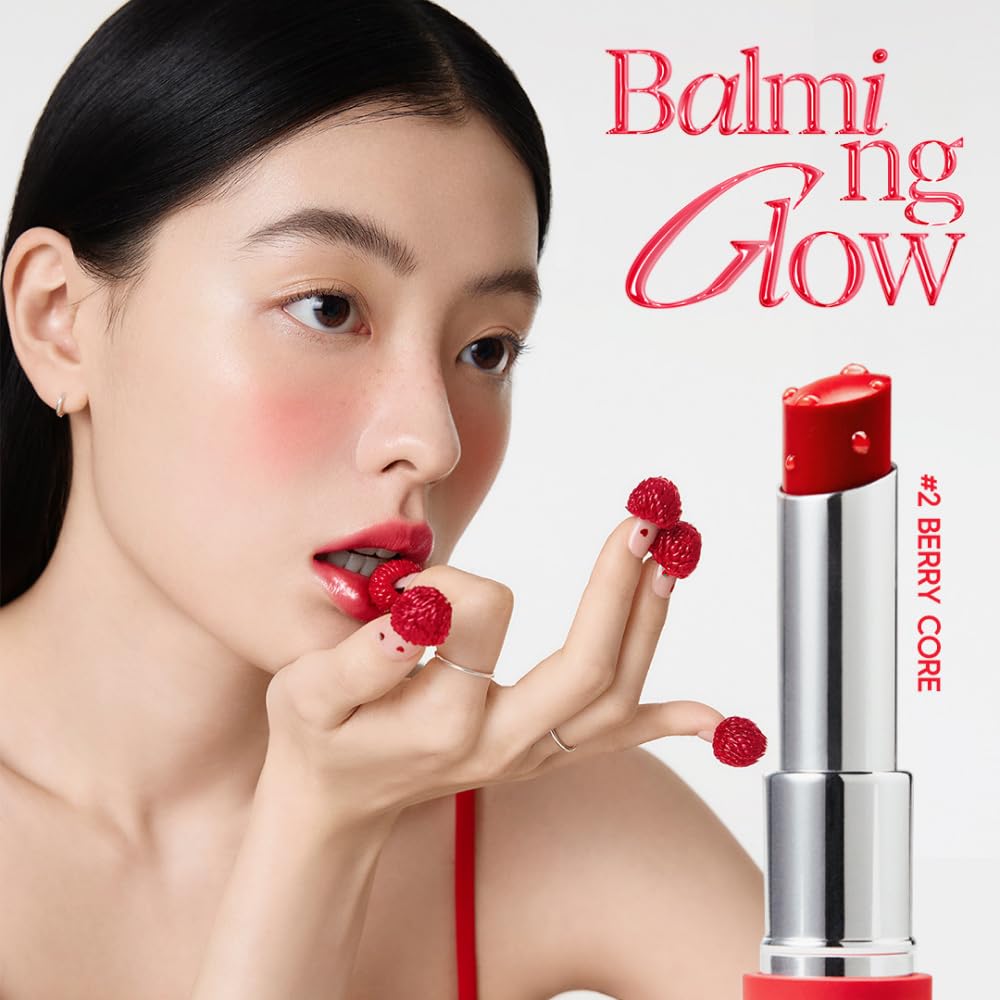 ESPOIR Nowear Balming Glow Blueberry Lipstick for Cool Berry Clear Lightweight Korean Official ESPOIR Brand #5 3g, Long-Lasting Tones, Mauve, Color,