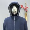 Oversized Fleece Fleece Jacket Hooded Warm Cross-border Oversized Jacket Top Couple Trend