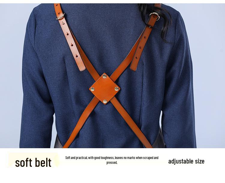 Thick Canvas Multi-Pocket Tool Apron with Custom Logo for Auto Repair & Woodworking